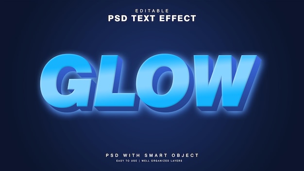 Effet de texte lumineux