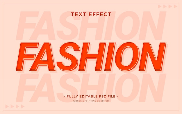 PSD effet de texte de magazine de mode