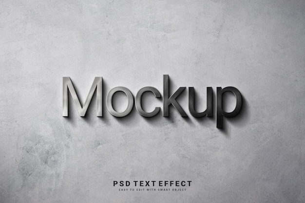 effet de texte de maquette