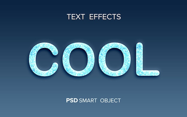 PSD effet de texte modifiable 3d de couleur dégradée