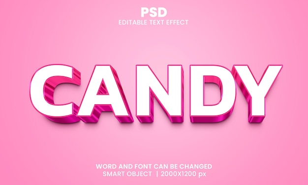 Effet De Texte Modifiable 3d Psd Premium