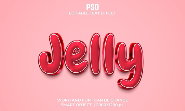 Effet De Texte Modifiable 3d PSD Premium