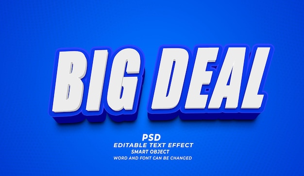 Effet de texte modifiable en 3D