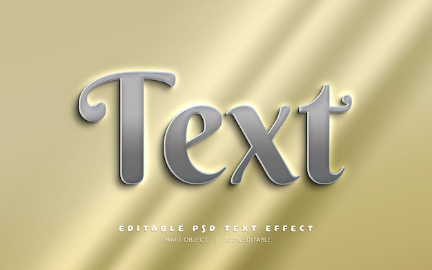 PSD effet de texte modifiable en 3d