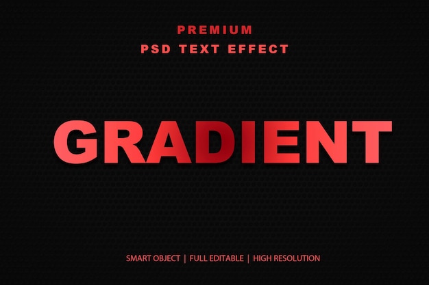 Effet de texte modifiable en gradient