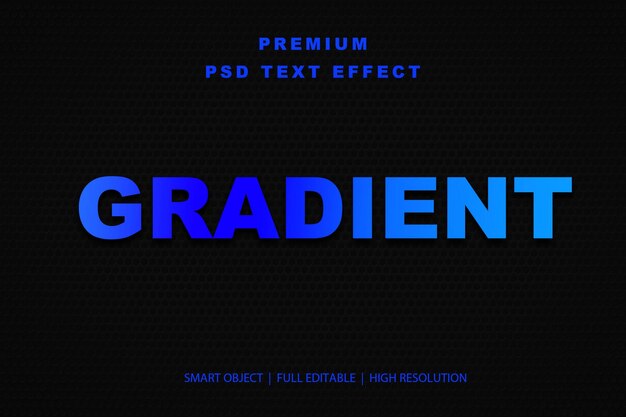 Effet de texte modifiable en gradient
