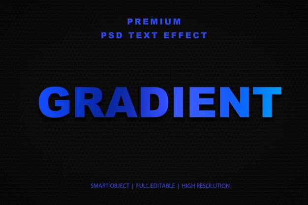 Effet de texte modifiable en gradient