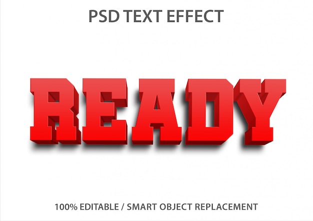 PSD effet de texte modifiable prêt