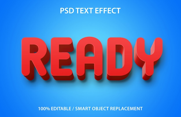 Effet de texte modifiable prêt