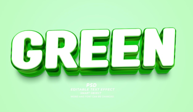 Effet de texte modifiable PSD 3D frais