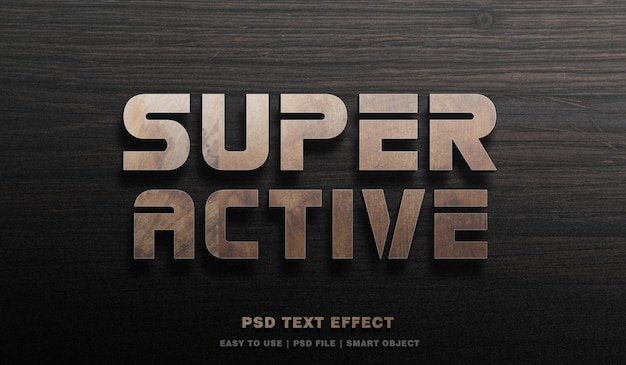 Effet De Texte Modifiable Super Actif