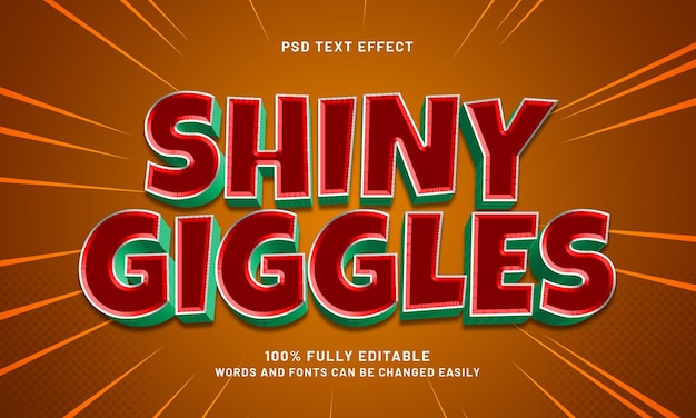 effet de texte modifiable