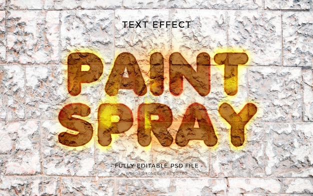 PSD effet de texte mural