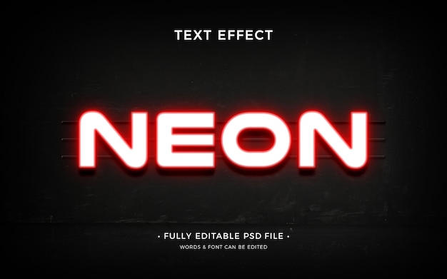 Effet de texte néon