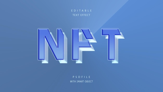 Effet de texte NFT