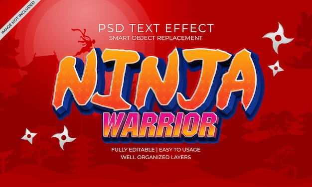 Effet De Texte Ninja Warrior