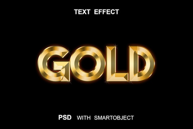 effet de texte objet intelligent psd