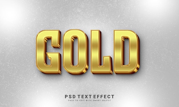 Effet Texte Or