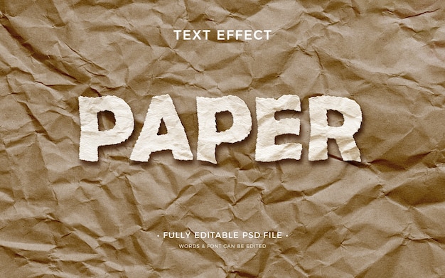 Effet De Texte Papier