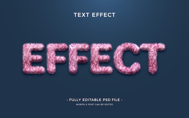 Effet de texte poilu