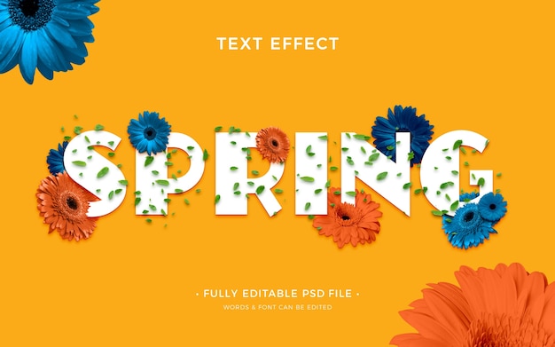 Effet De Texte De Printemps