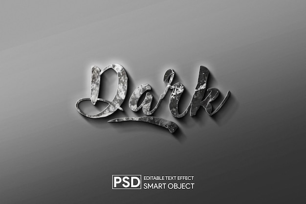 effet de texte psd modifiable