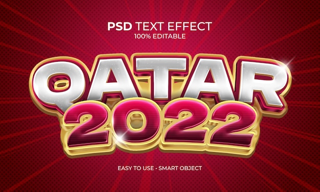 Effet Texte Qatar 2022