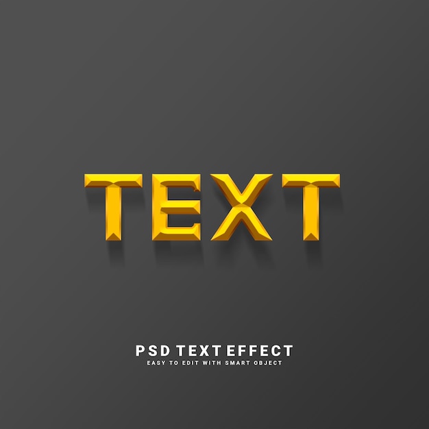 Effet De Texte En Relief Dans Le Modèle Psd