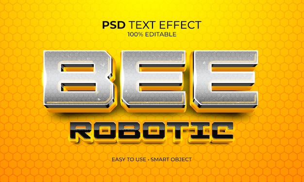 Effet De Texte Robotique Abeille