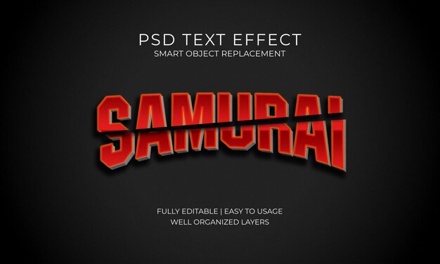 Effet De Texte Samurai