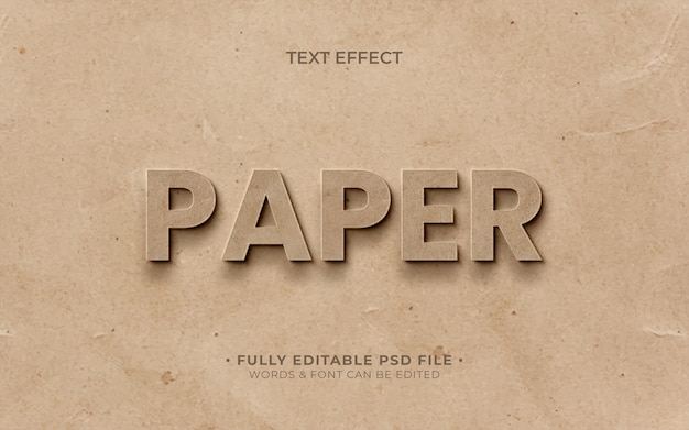 Effet de texte sculpté