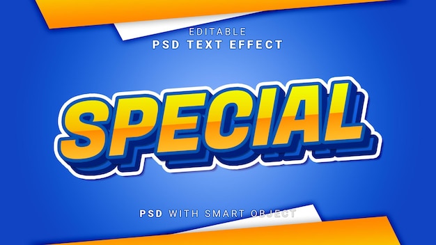 Effet De Texte Spécial 3d