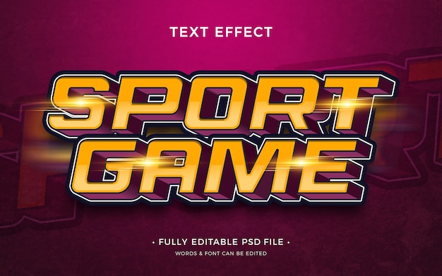 Effet De Texte Sportif