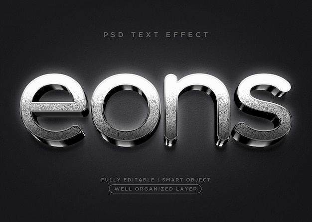 Effet De Texte De Style 3d