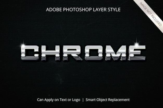 Effet De Texte De Style De Calque Adobe Photoshop