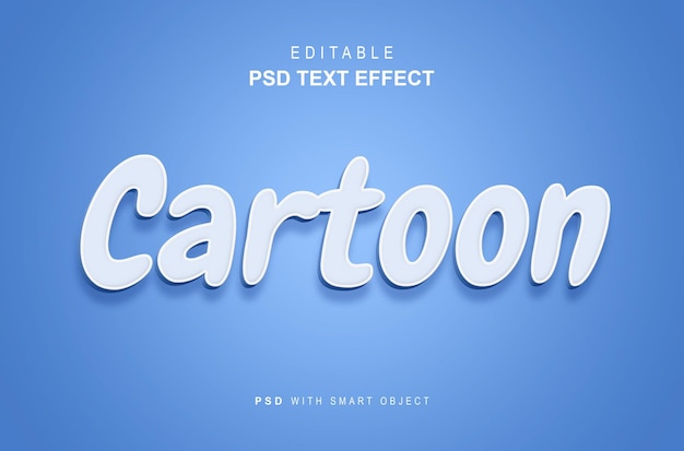 Effet De Texte De Style Cartoon