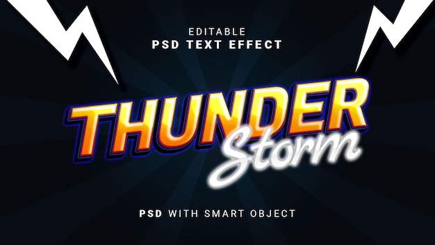 Effet De Texte Thunderstrom