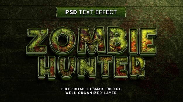 Effet De Texte Zombie Hunter