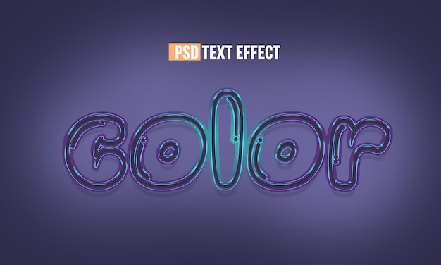 PSD effet de texte