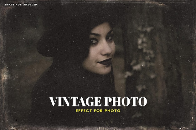 PSD effet vintage pour la photo