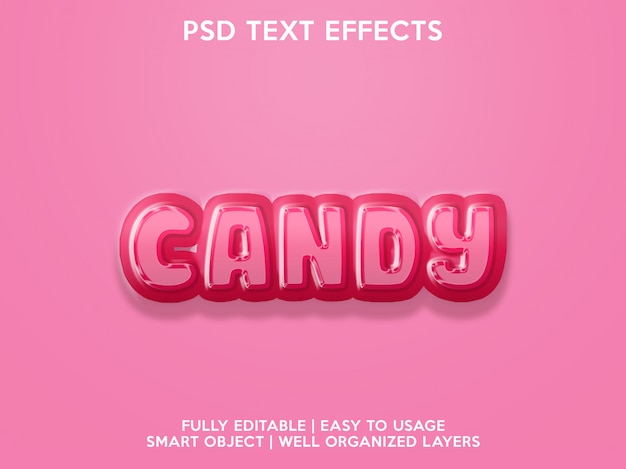 Effetti di testo Candy
