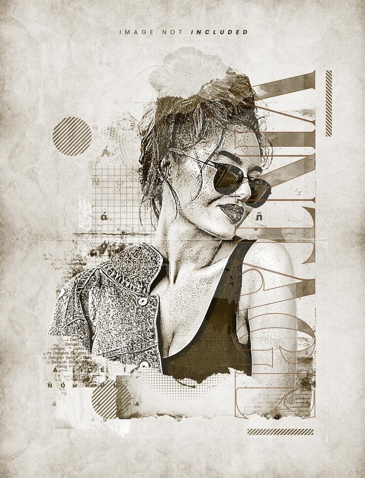 Effetti fotografici vintage di arte mista