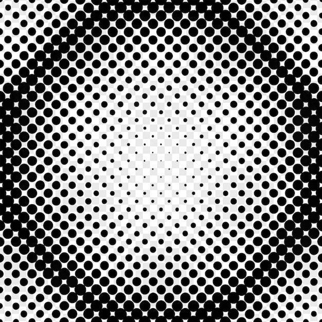 Effetto a mezza tonalità dettagliato isolato su sfondo trasparente per effetto fotografico