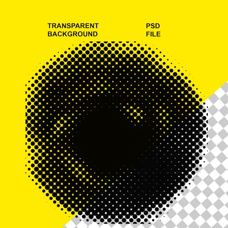 PSD effetto di consistenza a mezza tonalità su uno sfondo trasparente isolato
