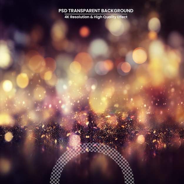 effetto di illuminazione bokeh glitter colorato Sfondo astratto sfocato per il compleanno, l'anniversario, il matrimonio, la vigilia di Capodanno o il Natale