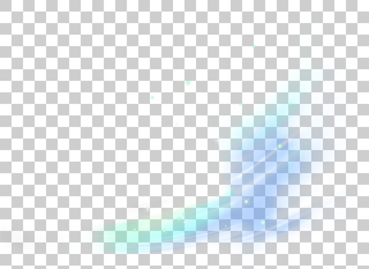 PSD effetto di luce blu brillante
