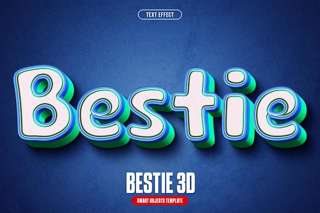 Effetto di testo Bestie 3D