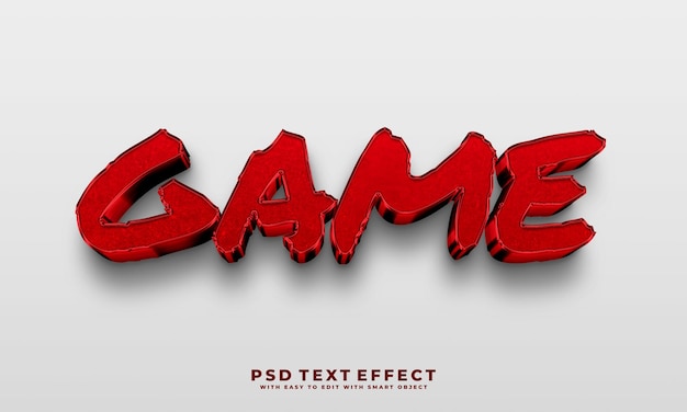 effetto di testo di gioco