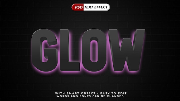 Effetto di testo luminoso