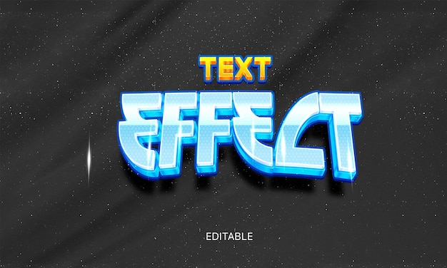 Effetto di testo modificabile Font Tipografia PSD Stile 3D